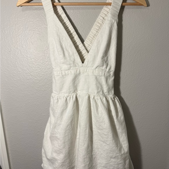 Abercrombie & Fitch White Sleeveless Mini Dress - Picture 1 of 5